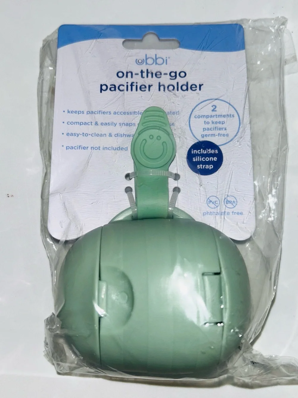 Ubbi pacifier holder